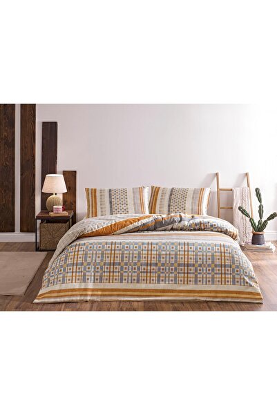 STOREMAX Merald Flannel Standard Flannel Duvet Cover Set, Beige, Single Size ...