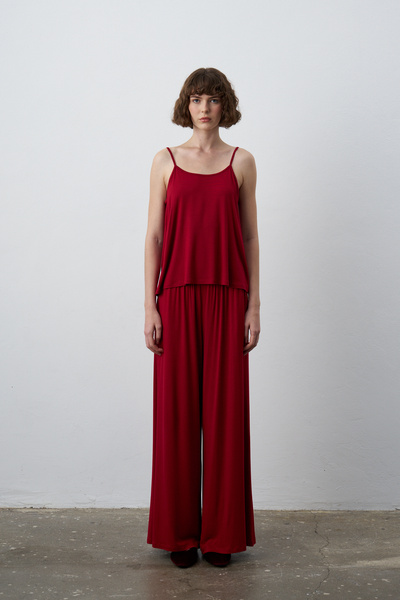 Maison De Pure Mono Basic Dökümlü Pantolon