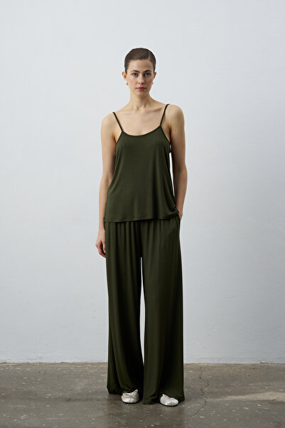 Maison De Pure Mono Basic Dökümlü Pantolon