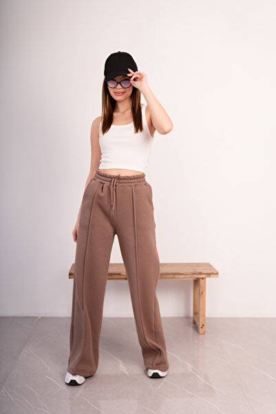 PONÇİK Φούτερ παντελόνι με 3 κλωστές, χοντρό για το χειμώνα 25592