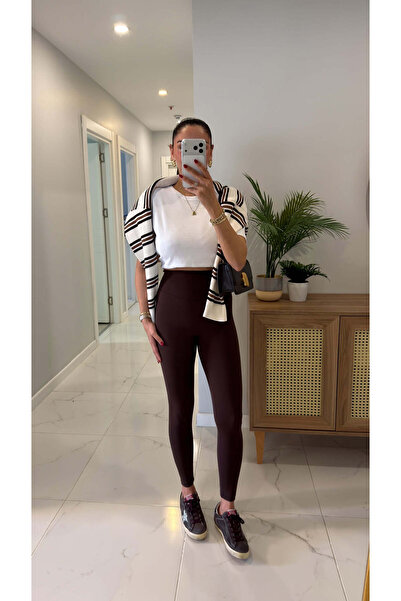 BİRCANÇİL Κολάν Oyhs Pone Acı Kahve Classic εφέ σύσφιξης