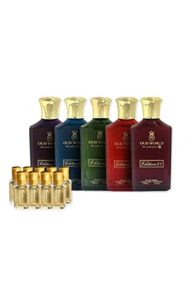 OUD WORLD Premium Offer Series 3 – 5 Exquisite Signature-Inspired Perfumes Set 5x100ml