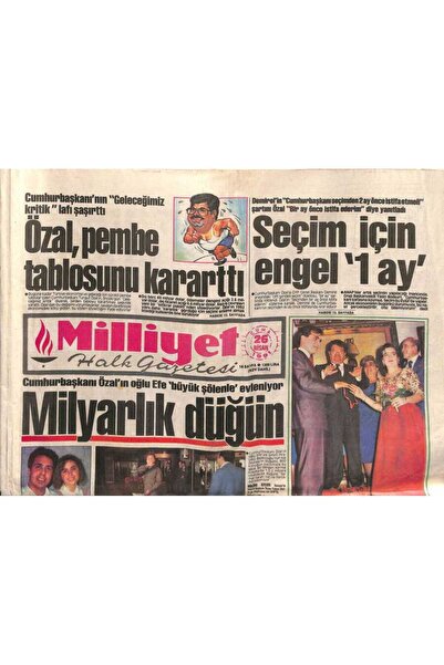 Gökçe Koleksiyon Milliyet Halk Gazetesi 26 Nisan 1991 - İşte Bayern Münih Zaf...