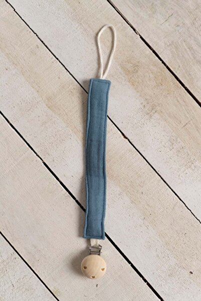 Olivo Mini Newborn Baby Pacifier Strap 4 Layers of Muslin