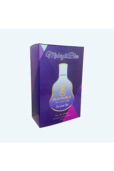 OUD WORLD Midnight Blue EDP Unisex – Luxury Niche Fruity Floral Woody Fragrance – 50ml