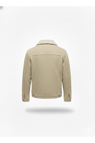 WKM Men's Classic Cut Shearling Jean Jacket