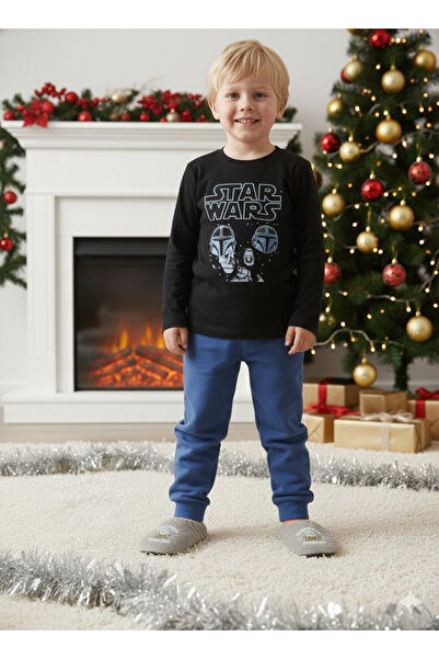 Deniz Terlik Unisex Παιδικά μποτάκια Star Wars Yoda με βελούδινη μαλακή σόλα για το σπίτι |   Μποτάκια |