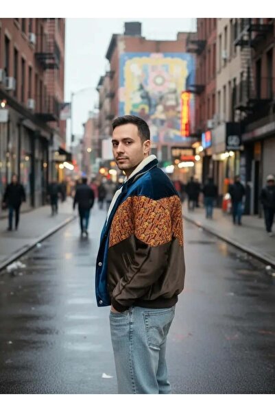 CANMODA (7629) Large / Xlarge Size Compatible Vintage Patterned Special Jacket