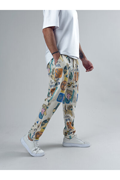 COCOPELLI Ethnic Patterned Men's Baguette Pants Coc2588