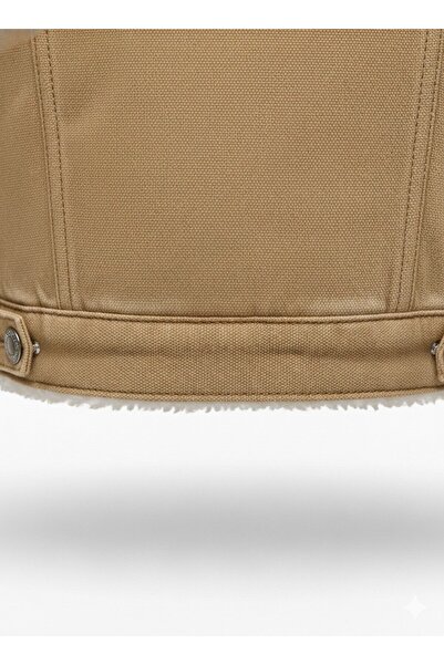 WKM Men's Classic Cut Shearling Jean Jacket