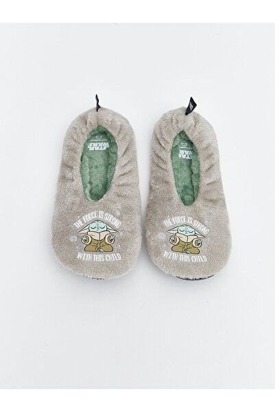 Deniz Terlik Unisex Παιδικά μποτάκια Star Wars Yoda με βελούδινη μαλακή σόλα για το σπίτι |   Μποτάκια |