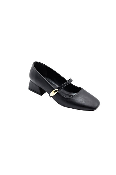 AYAKKABIMOOD 4 cm Thick Heeled Women's Shoes