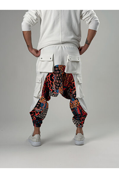 COCOPELLI Men's Garni Ethnic Patterned Sports Shalwar Coc2571