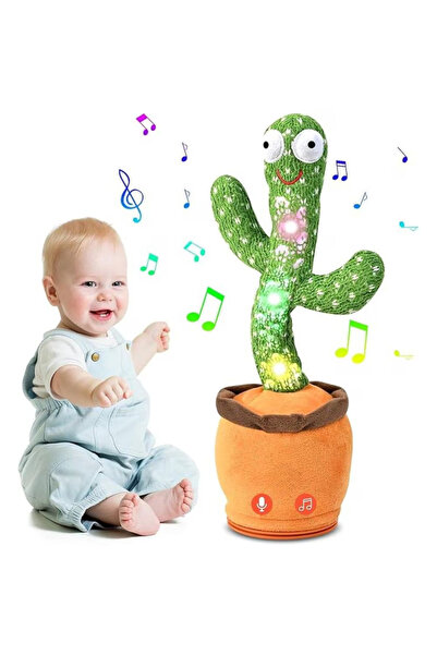 OEM Interactive toy, Talking and Dancing Cactus, Imitates and records voice, sings and dances