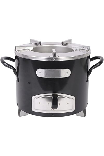 Generic موقد حطب محمول من الفولاذ المقاوم للصدأ للتخييم وحمل الحقائب