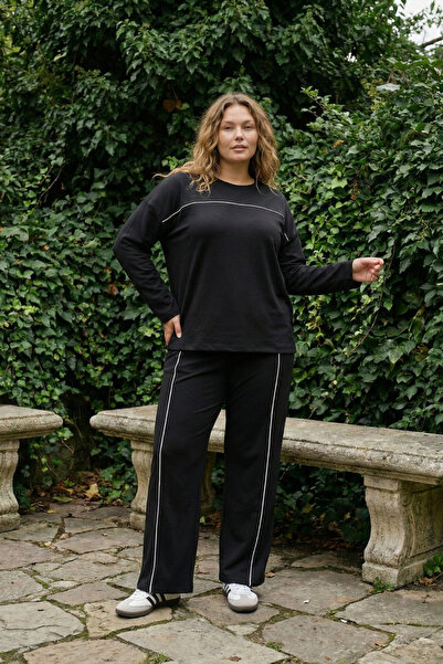 Elisho Plus Size Osho Modal Fabric Tracksuit Set