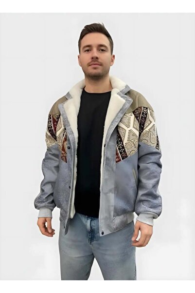 CANMODA (7628) Large / Xlarge Size Compatible Vintage Patterned Special Jacket