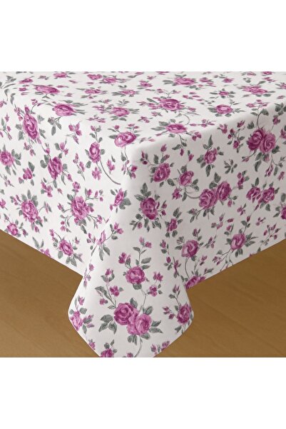 Brava Casa Tablecloth Pink Rosy Floral 140×600 cm, BravaCasa