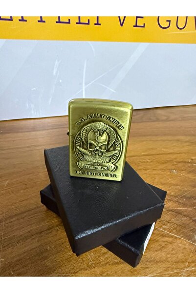 titumarket Ağır ve Şık Model Kapaklı Benzinli Çakmak Seti