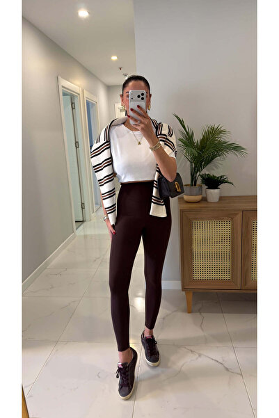 BİRCANÇİL Κολάν Oyhs Pone Acı Kahve Classic εφέ σύσφιξης