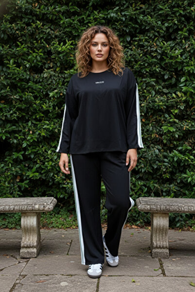 Elisho Plus Size Osho Modal Fabric Tracksuit Set