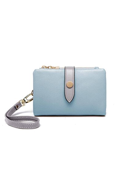 rinkadoll New Season Soft Texture Quality Small Wallet - Blue
