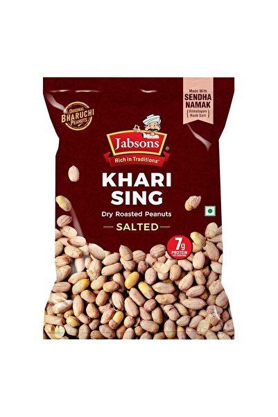 Jabsons Bharuchi Salted Roasted Peanuts, 0.36 Kilograms