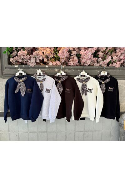 adage FLARLI LEOPARD PRINTED 3 STRIPS SWEAT HM.015257