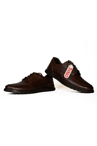 OTTER Pantofi bărbătești din piele, maro, OTTER-576