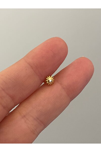 denizden silver Gümüş güneş piercing