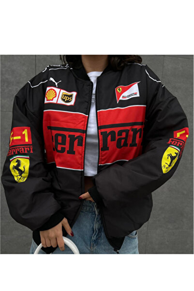 Köstebek F1 Racing Sport Retro Unisex Bomber Jacket
