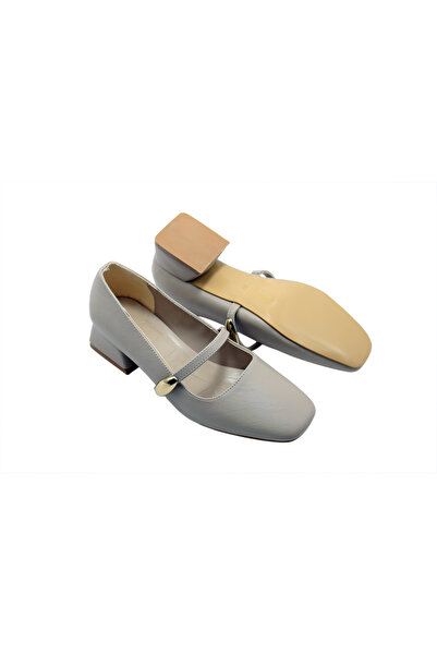 AYAKKABIMOOD 4 cm Thick Heeled Women's Shoes