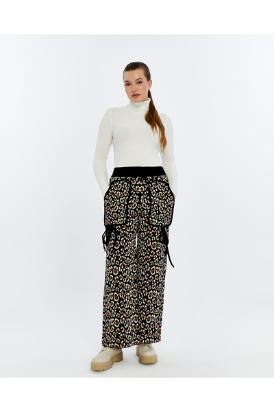 Paraf style Leopard Print Fashion Trend Oversized Pants