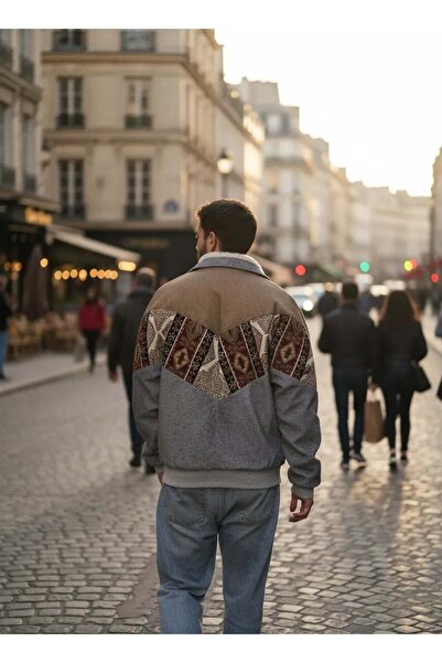 CANMODA (7628) Large / Xlarge Size Compatible Vintage Patterned Special Jacket