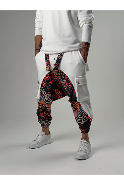 COCOPELLI Men's Garni Ethnic Patterned Sports Shalwar Coc2571