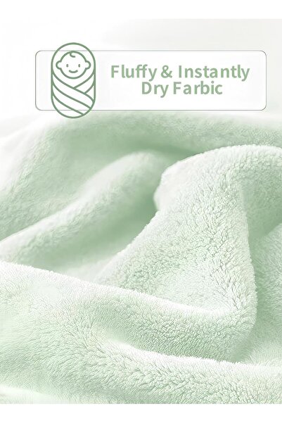 Generic Baby Hooded Bath Towel - Ultra Soft Absorbent Coral Fleece, Dinosaur Hood