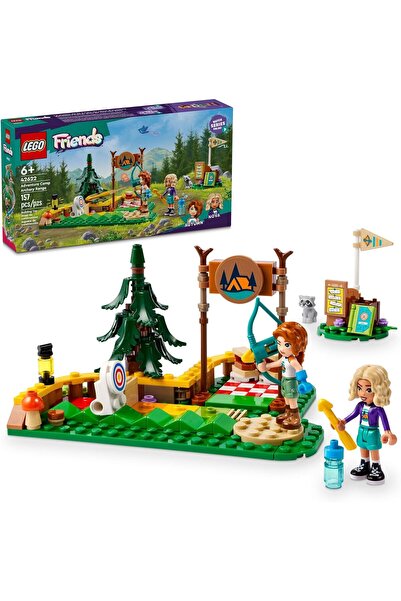LEGO مجموعة الرماية لمخيم مغامرات الأصدقاء (42622) - مجموعة رماية مع دميتين ص...