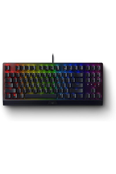RAZER BlackWidow V3 TKL Mechanical Gaming Keyboard - Yellow Switches - Linear & Silent - Chroma RGB