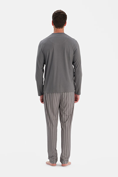 Dagi ΣΕΤ ΤΡΙΠΛΗ ΠΙΤΖΑΜΑ ΜΕ ΜΑΚΡΙΑ ΜΑΝΙΚΙΑ