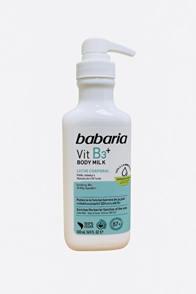 Babaria حليب الجسم بفيتامين ب3+