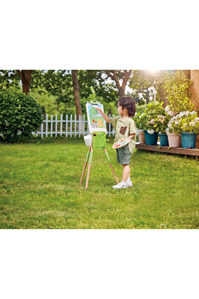 Hape Bamboo Art Palette and Brush Kit - 7 pcs