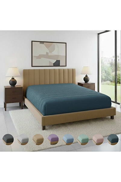 Semay Tekstil Elastic Fitted Bed Sheet Combed Cotton Jacquard Patterned