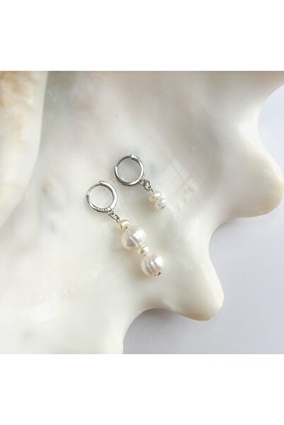 Moonlight Jewelry Cercei asimetrici „Perle” – Perle de cultură