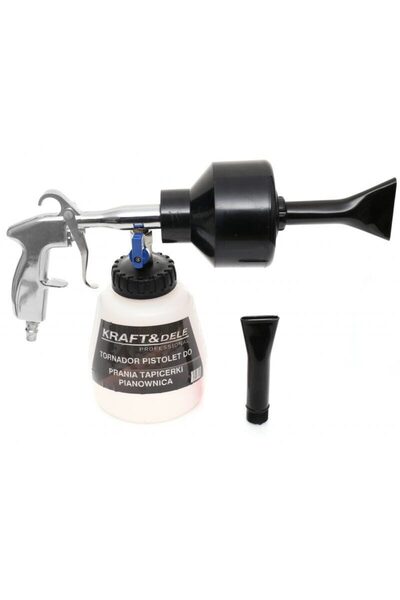 Kraft Pistol pneumatic pentru curatat tapiterii interior auto, presiune de lu...
