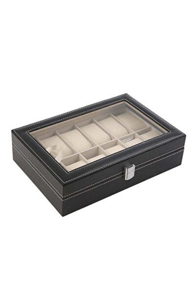 LESHP 12-Grid Watch Storage Box ZG666600