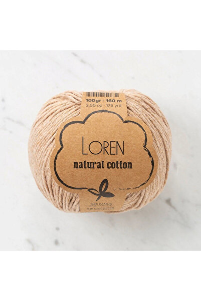 NOVAHAVEN Loren natural cotton skin tone hand knitting yarn - - general use p...
