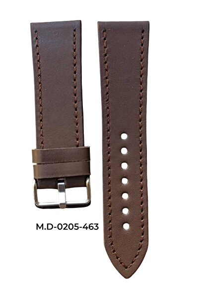 Mrv 24 MM-M.D SPOR KAHVERENGİ DÜZ DOĞAL DİKİŞ DERİ KORDON