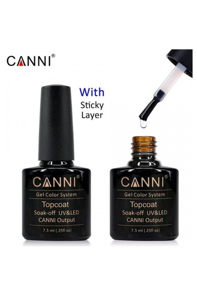 Cosmeticos TOP COAT CANNI 7.3ml - pentru ojă și gel