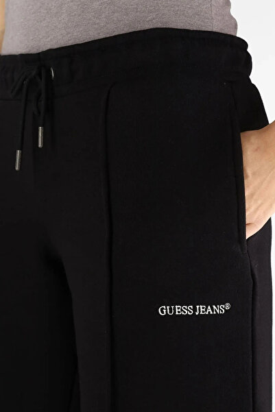 Guess Women's Black Regular Fit Sweatpants W5Bb04Kc811-Jblk