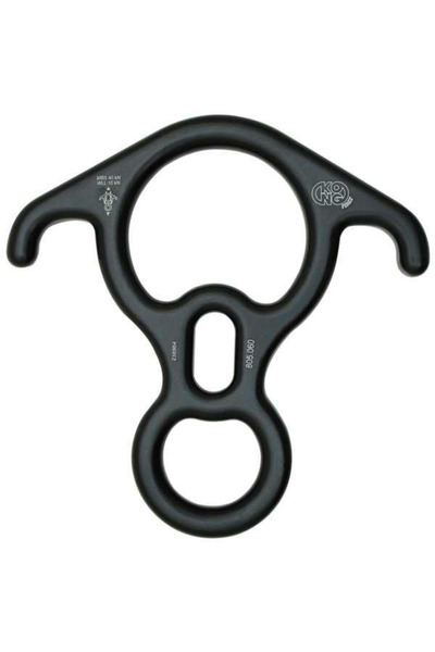 Kong Big 8 Kulaklı Descender – 40KN Sekizli İndirici İniş Aleti Tactical Blac...